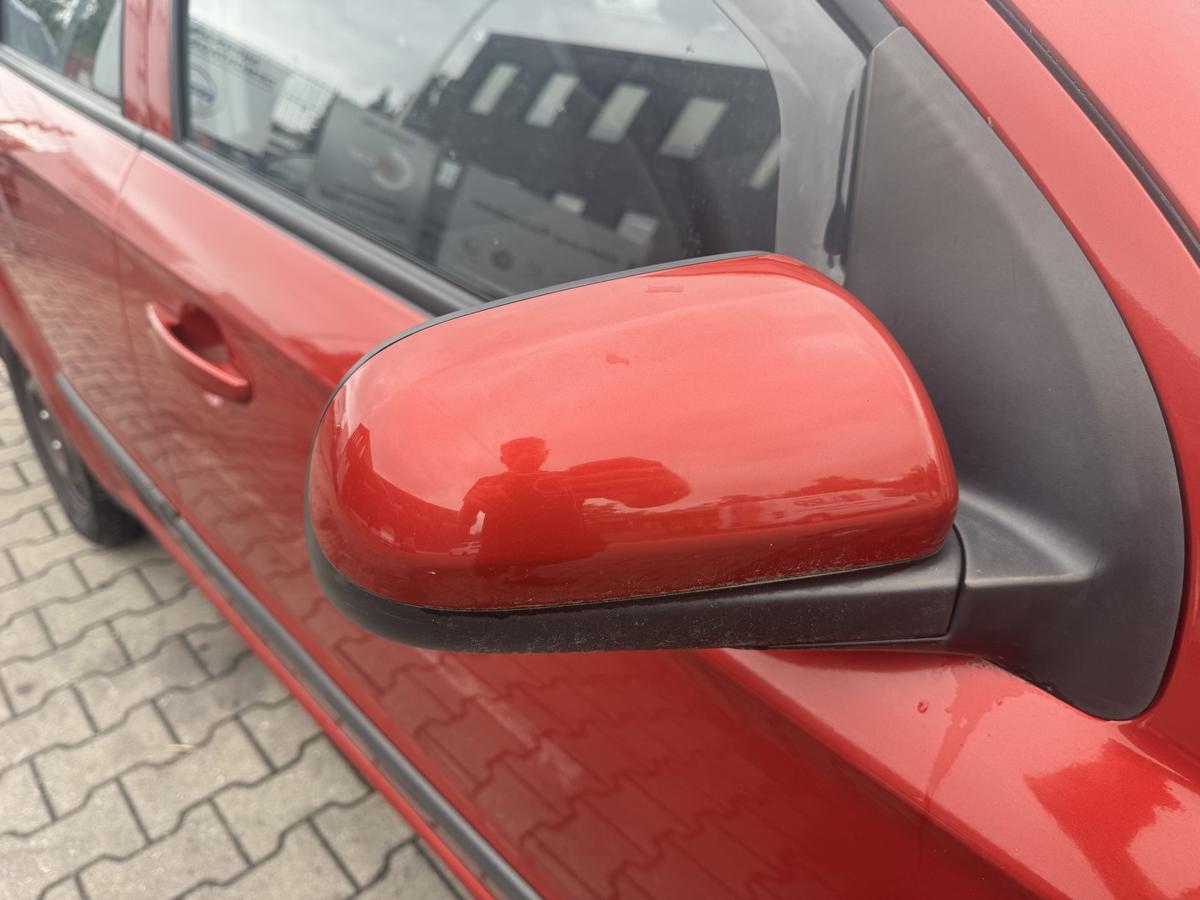 Chevrolet Aveo LT original Au&szlig;enspiegel rechts 06U Flame Red Metallic elektrisch verstellbar und heizbar Bj.2007